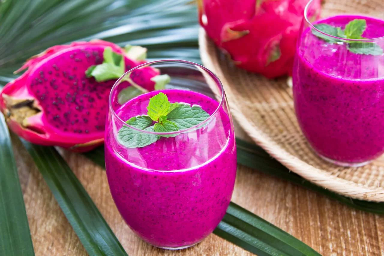 smoothie pink blood