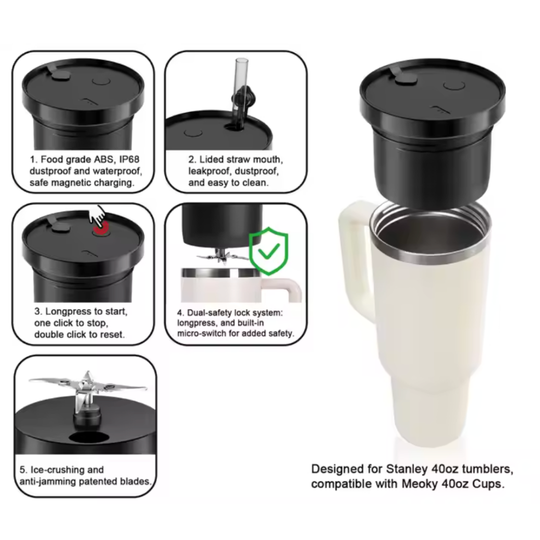 Mybest Mug Blender - (Compatível com o copo Quencher 40oZ)
