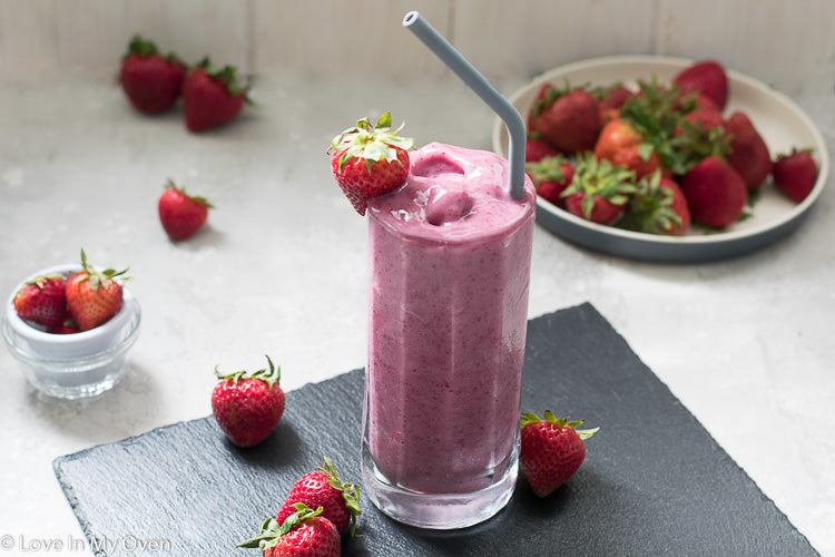 strawberry love smoothie: o smoothie do amor 💕